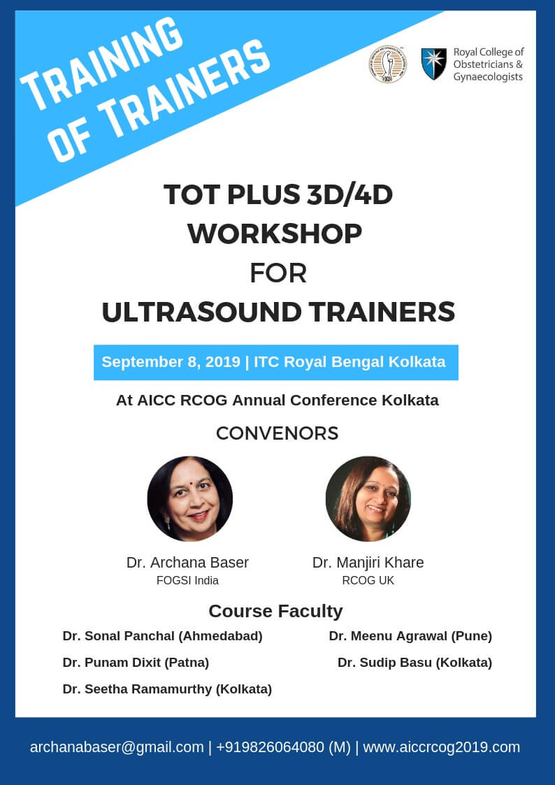 Training of Trainers Plus 3D/4D Workshop for Ultrasound Trainers