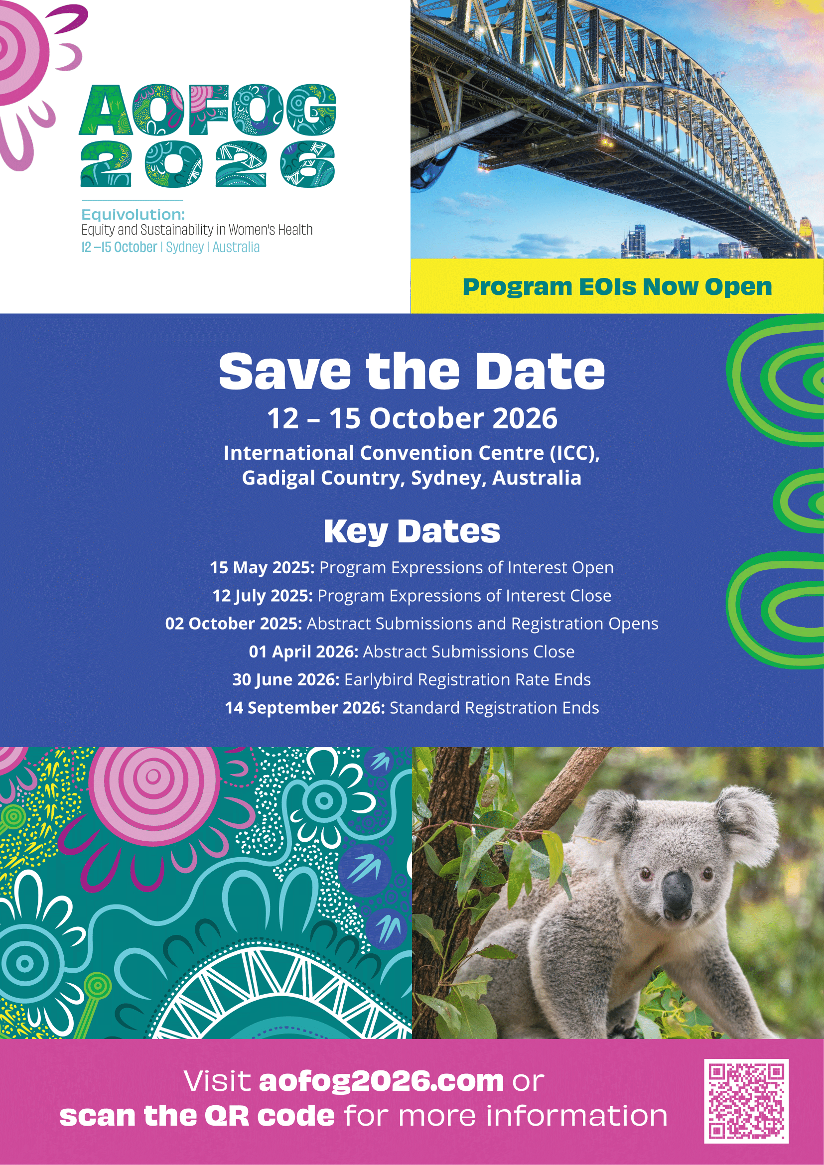 AOFOG 2026 Save the Date Flyer