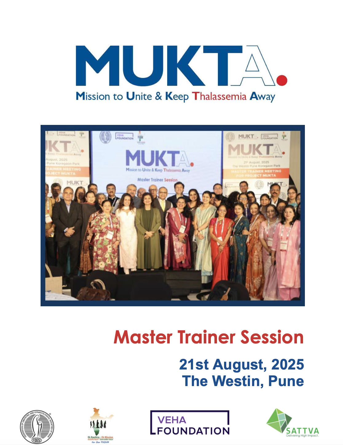 MUKTA Report from Master Trainer Session