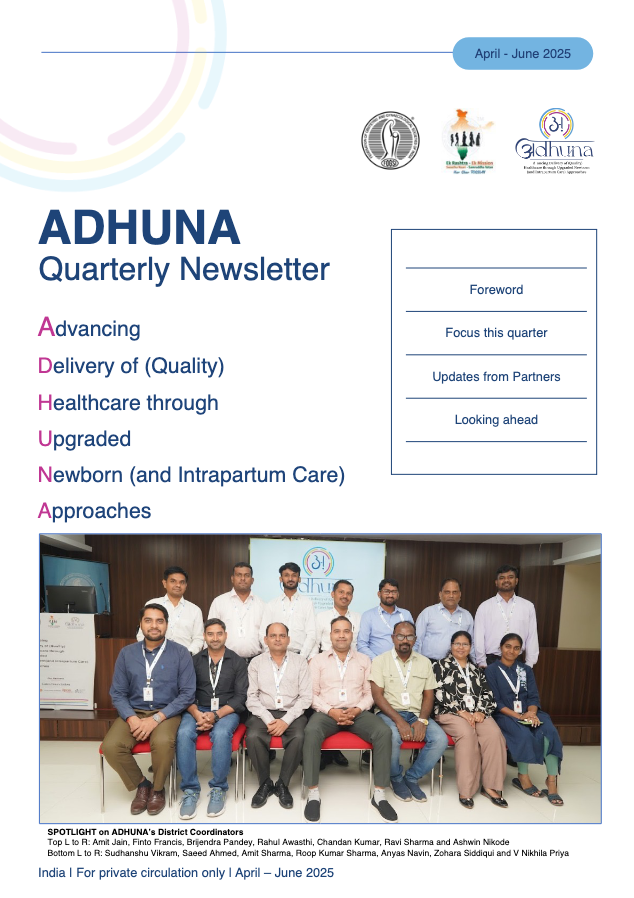ADHUNA Newsletter Jan–Mar 2025